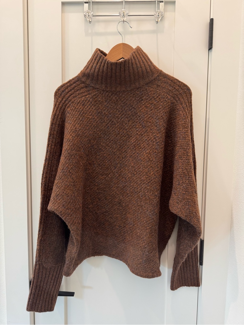 Max Edition Chunky Brown Turtleneck Sweater XL
